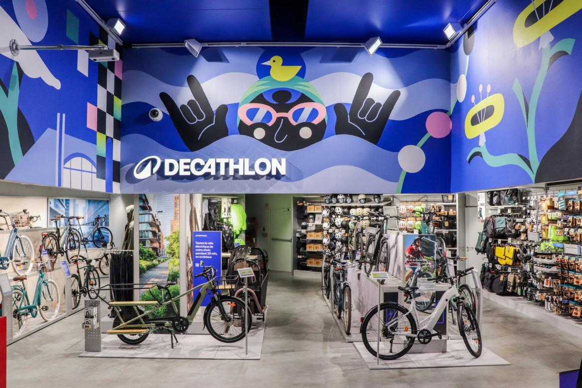 Campagne créative Decathlon : location de matériel sportif