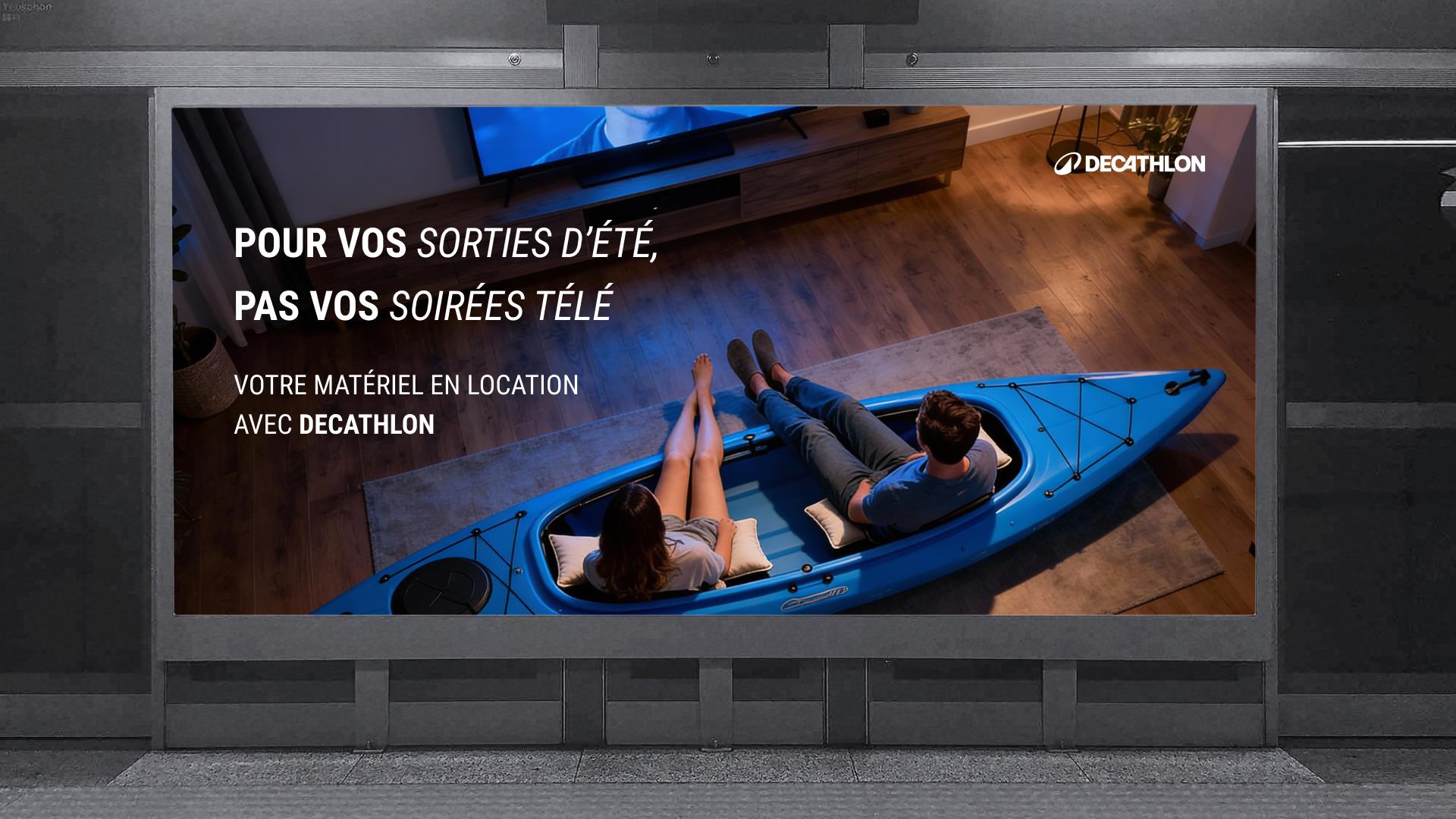 Le kayak-canapé